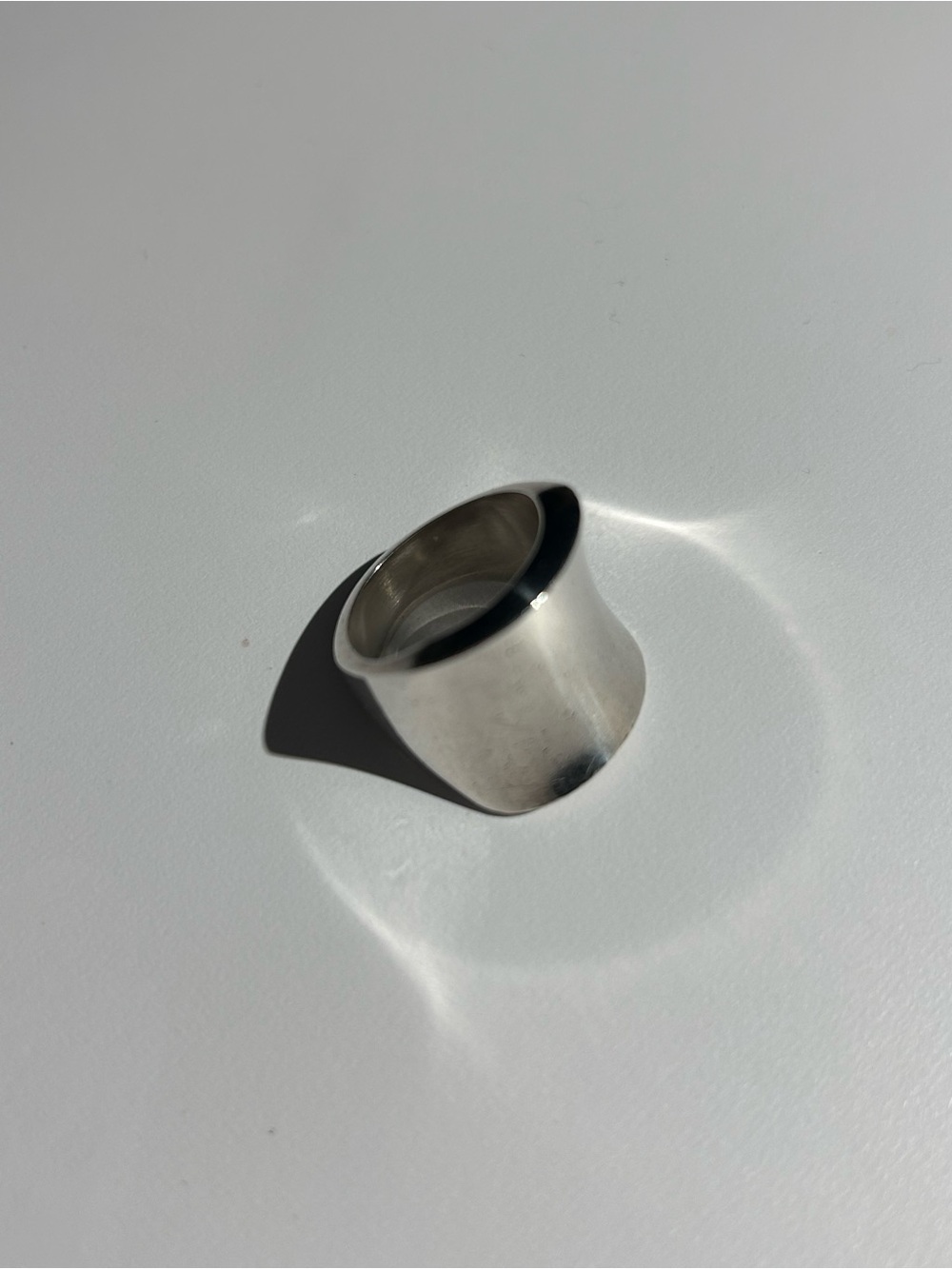 Wide 925 Mexico sterling silver ring